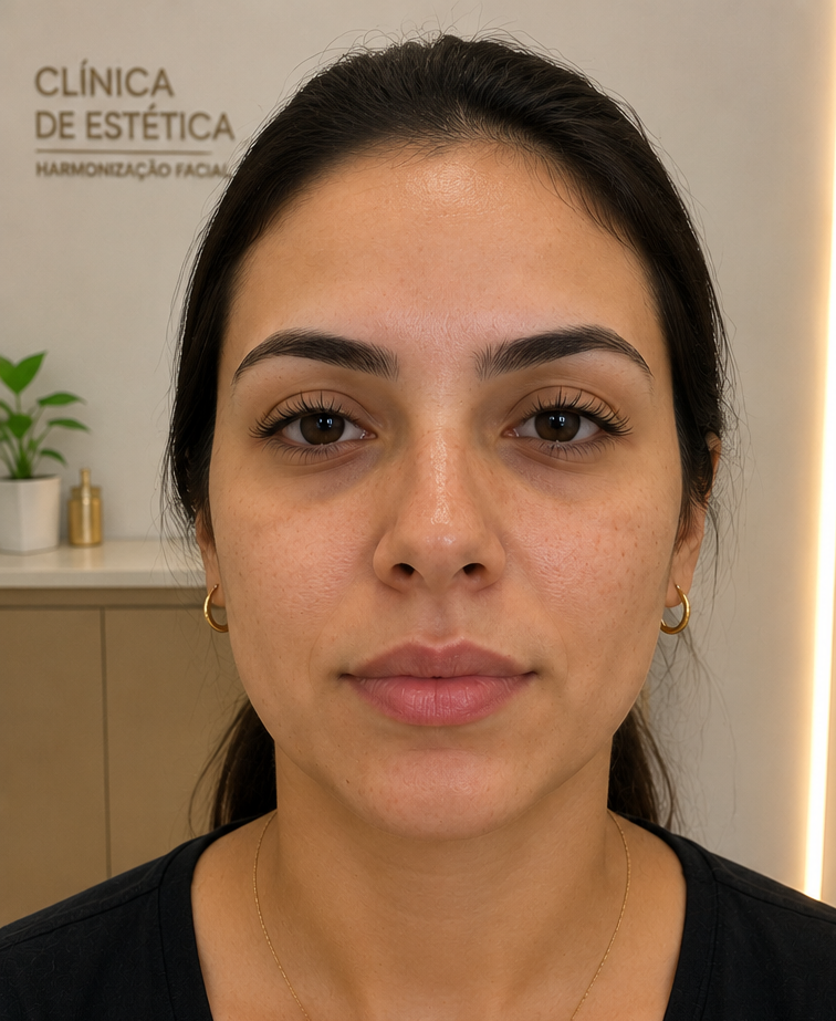 Limpeza de pele — antes