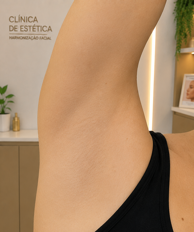 Depilação a laser — depois