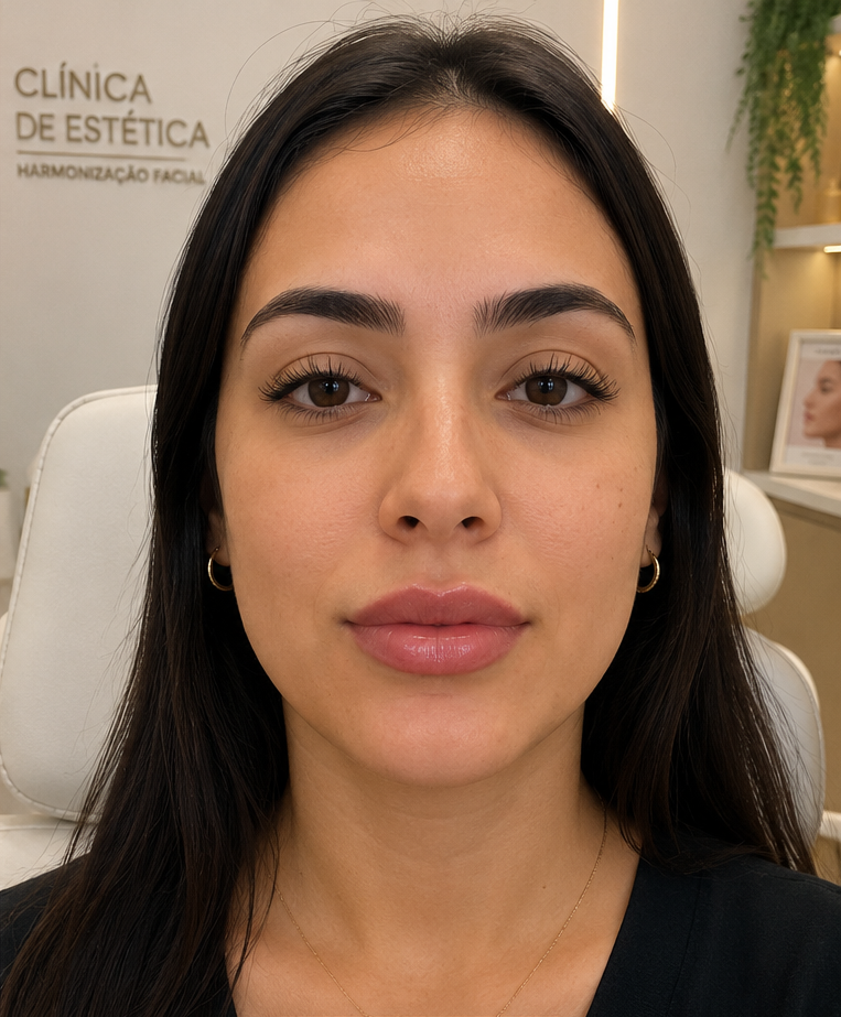 Preenchimento labial — depois